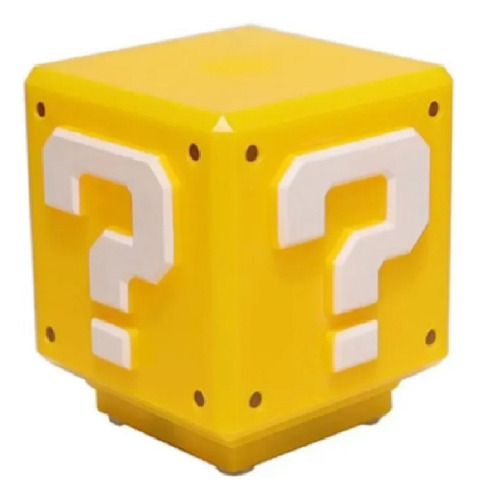 Luminária Abajur Super Mario Bros C/ Som E Luz Recarregável